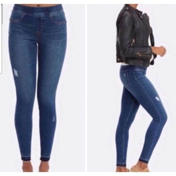 Spanx distressed skinny jeans size Small - Picture 1 of 4
